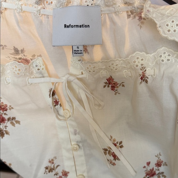 Reformation Paloma PJ Set in Maven - Picture 3 of 5